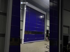 Puerta de garaje de aleación de aluminio de alta velocidad con control remoto