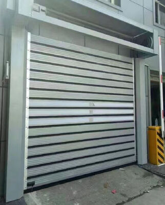 Puerta Enrollable Automática de Alta Velocidad con Protección Ignífuga, Resistencia al Viento Beaufort 12 y Protección IP55