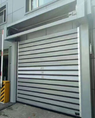 Puerta Enrollable Automática Ignífuga con Servomotor y Puerta de Garaje de Seguridad Personalizada de Alta Velocidad