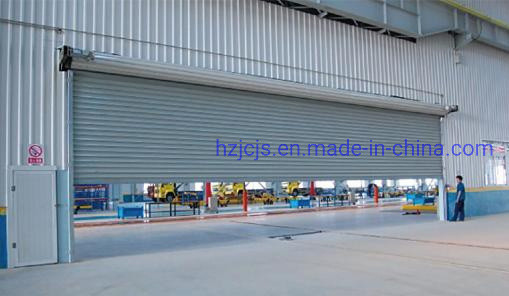 Puerta de garaje espiral rápida de alta velocidad de aleación de aluminio con clase de protección IP55