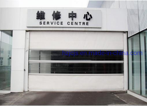 JTM-D01 Puerta de garaje de seguridad rápida de estilo abierto rodante para aplicaciones industriales