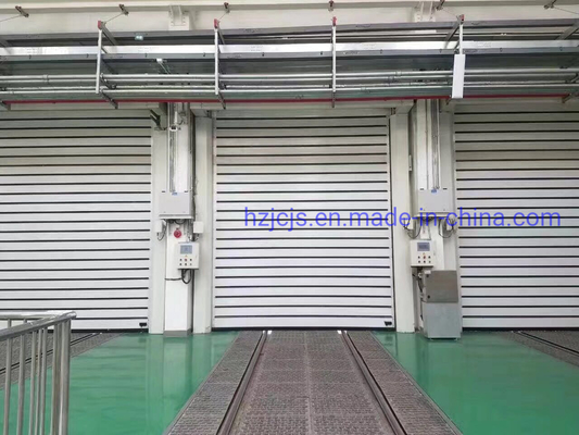 Acabada de aleación de aluminio Rollo rápido hasta la acción Roller persiana espiral de seguridad puerta de garaje