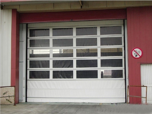 Puerta de garaje rodante de alta velocidad de aleación de aluminio con clase de protección IP55 personalizada