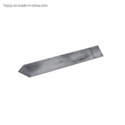 Miembro de la barra de forma triangular de acero estructural de carbono Chamfer Q235 para hormigón prefabricado