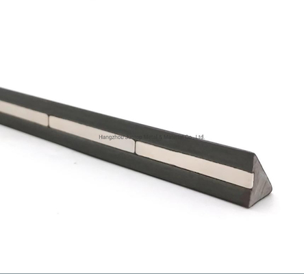 Casa de acero fabricada GB estándar 25X25mm Chamfer magnético con imán de un solo lado