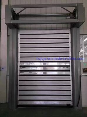 Puerta rodante rápida a prueba de fuego con protección IP55 y tamaño personalizado para edificios comerciales